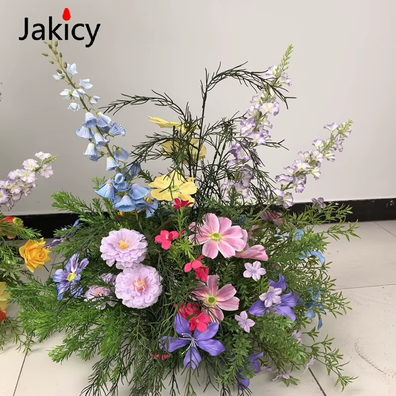 Monet's Garden – fleur artificielle suspendue, arc de mariage, décoration murale, Arrangement floral