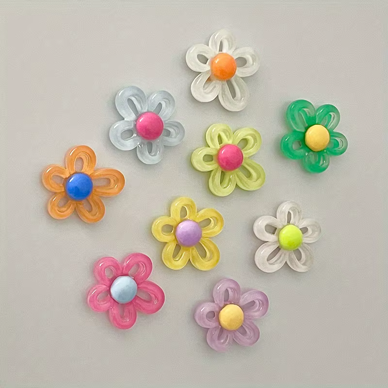 Aimant de réfrigérateur avec décoration florale de dessin animé, adapté à la décoration de la cuisin