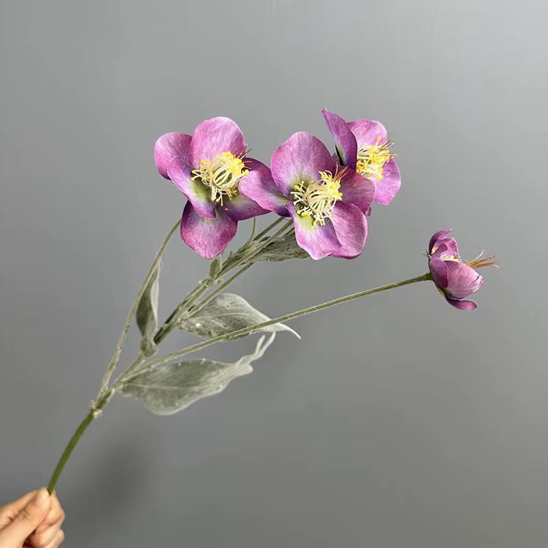 Plante verte artificielle en soie, fausses fleurs d'hiver, décor d'hôtel, fleurs de Simulation d'hiv