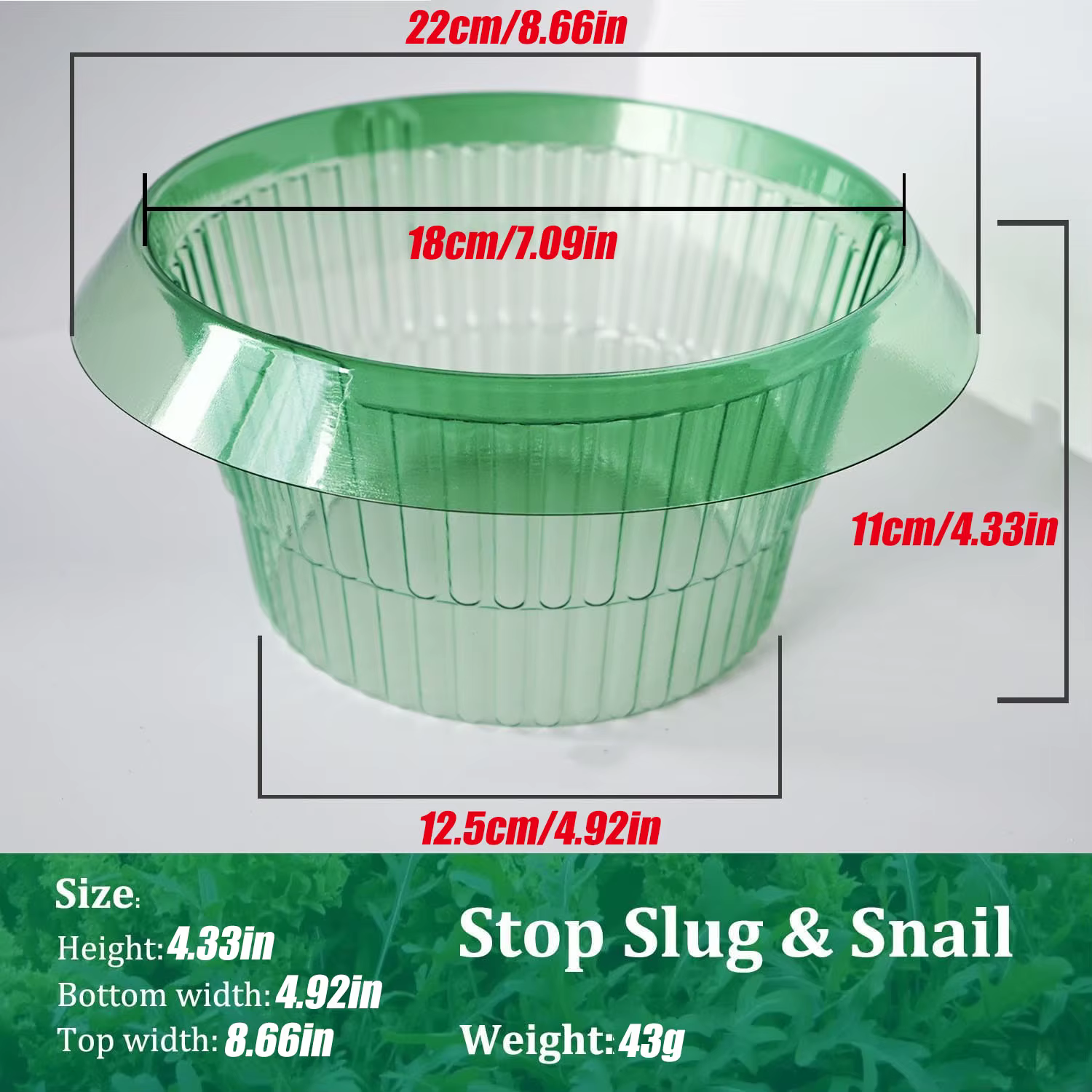 1/30 pièces Anneaux de protection anti-légionnaires pour plantes, couvercles verts pour pots de fleu