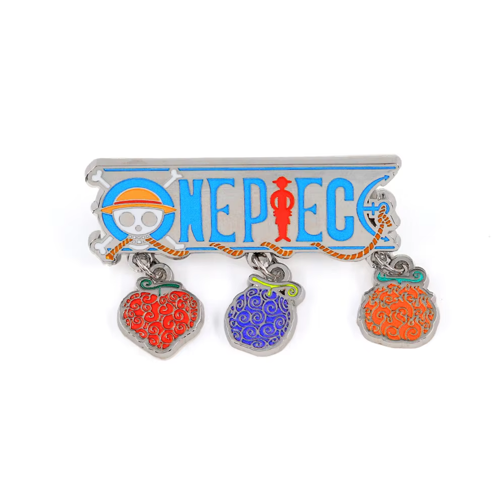 Broches en émail One Piece Anime, épingles de revers pour sacs à dos, badges pour femmes et hommes, 