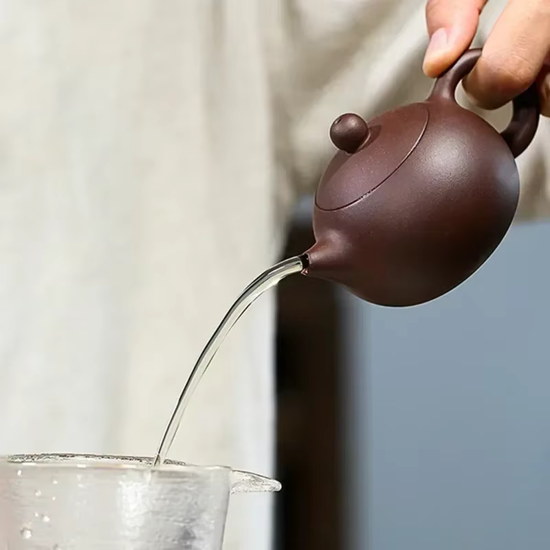 Yixing Boutique – théières en argile violette, infuseur en forme de boule, théière Xishi, bouilloire