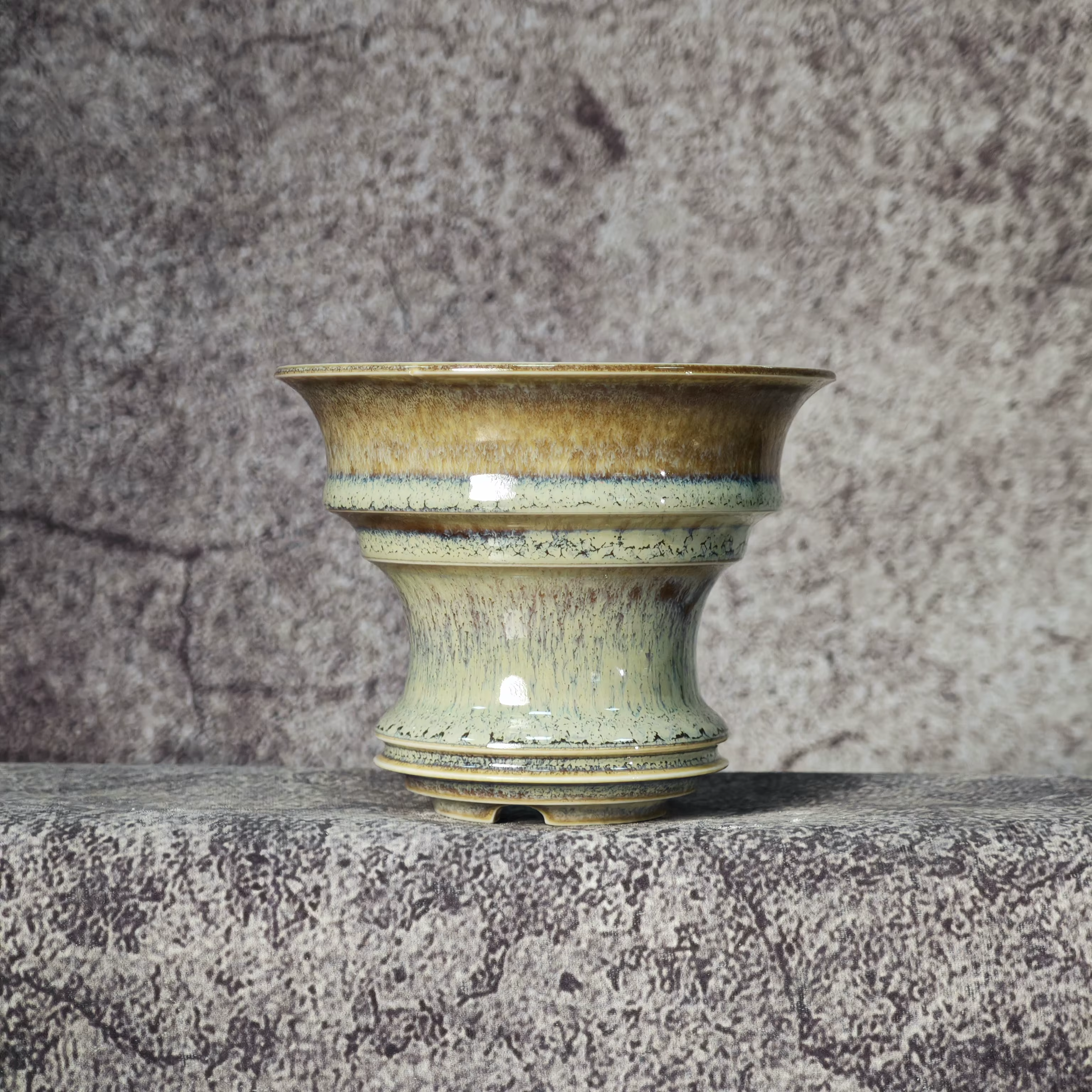 Pots Caudex, pot de fleurs en céramique, petit pot en céramique fait à la main pour plantes caudicif