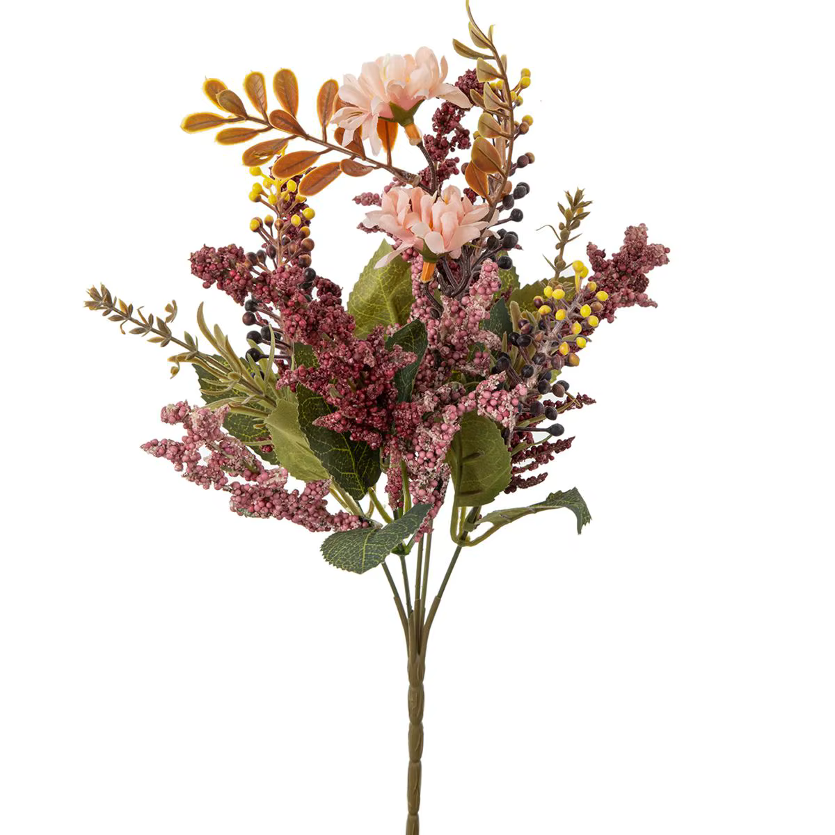 Fleur artificielle en soie, plante chrysanthème, herbe à bulles, pour DIY, festival, maison, fête, e