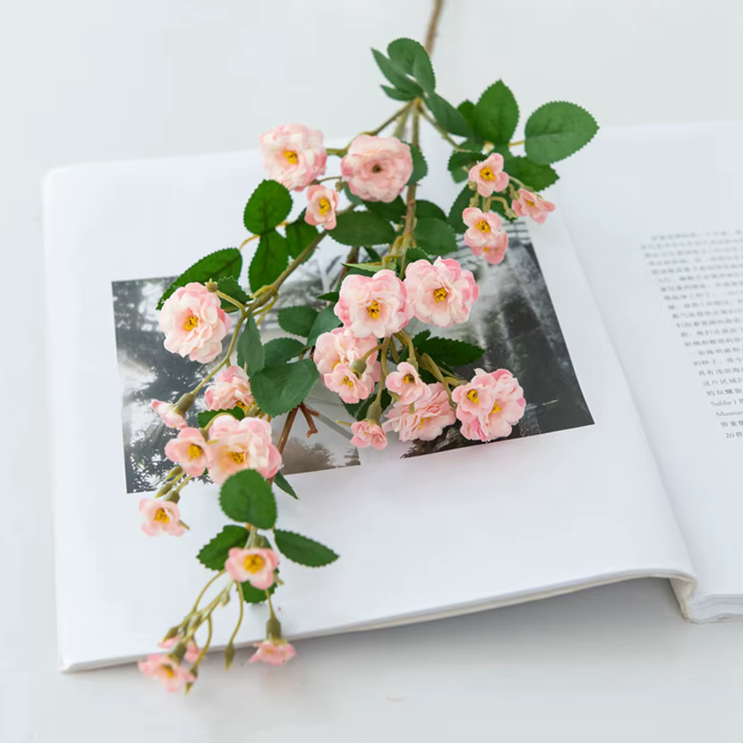 1PC Fleurs Artificielles Faite à la Main, Bouquet de Marguerites, Guirlande DIY pour la Maison, le J