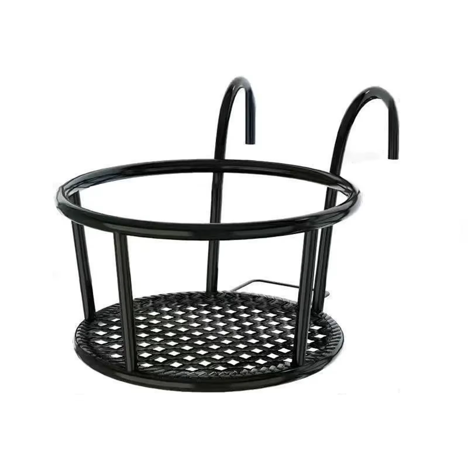 Support de Pot de fleur mural en fer, 1 pièce, pour balcon, support rond pour plantes suspendues d'e