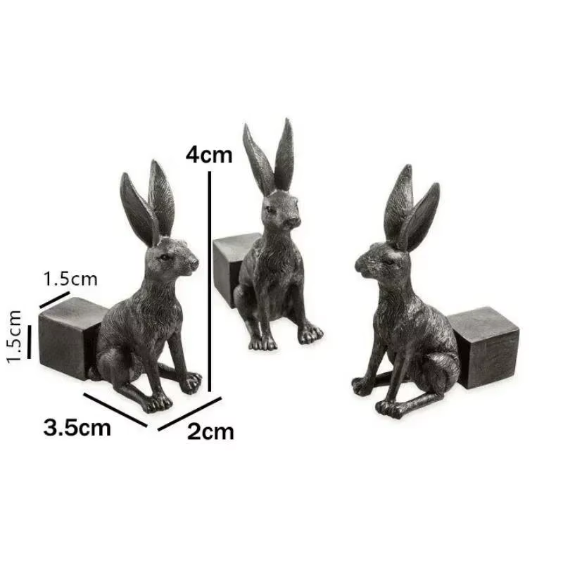 Fuuny 3 pièces Pot de fleur pieds support forme animale chat chien Pots de plantes Risers Pad extéri
