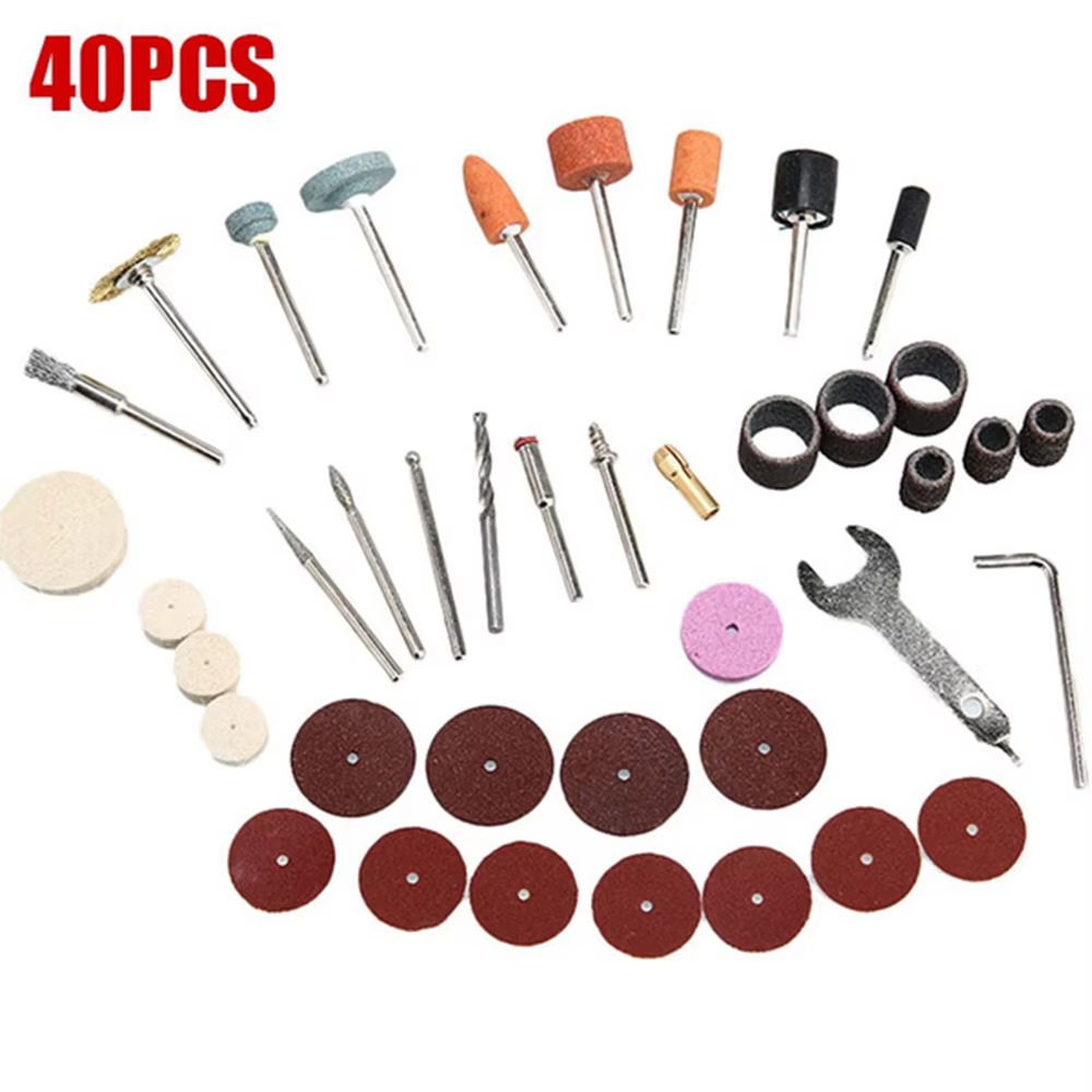 Ensemble d'accessoires pour outils rotatifs pour perceuses électriques, Compatible avec Dremel, comp