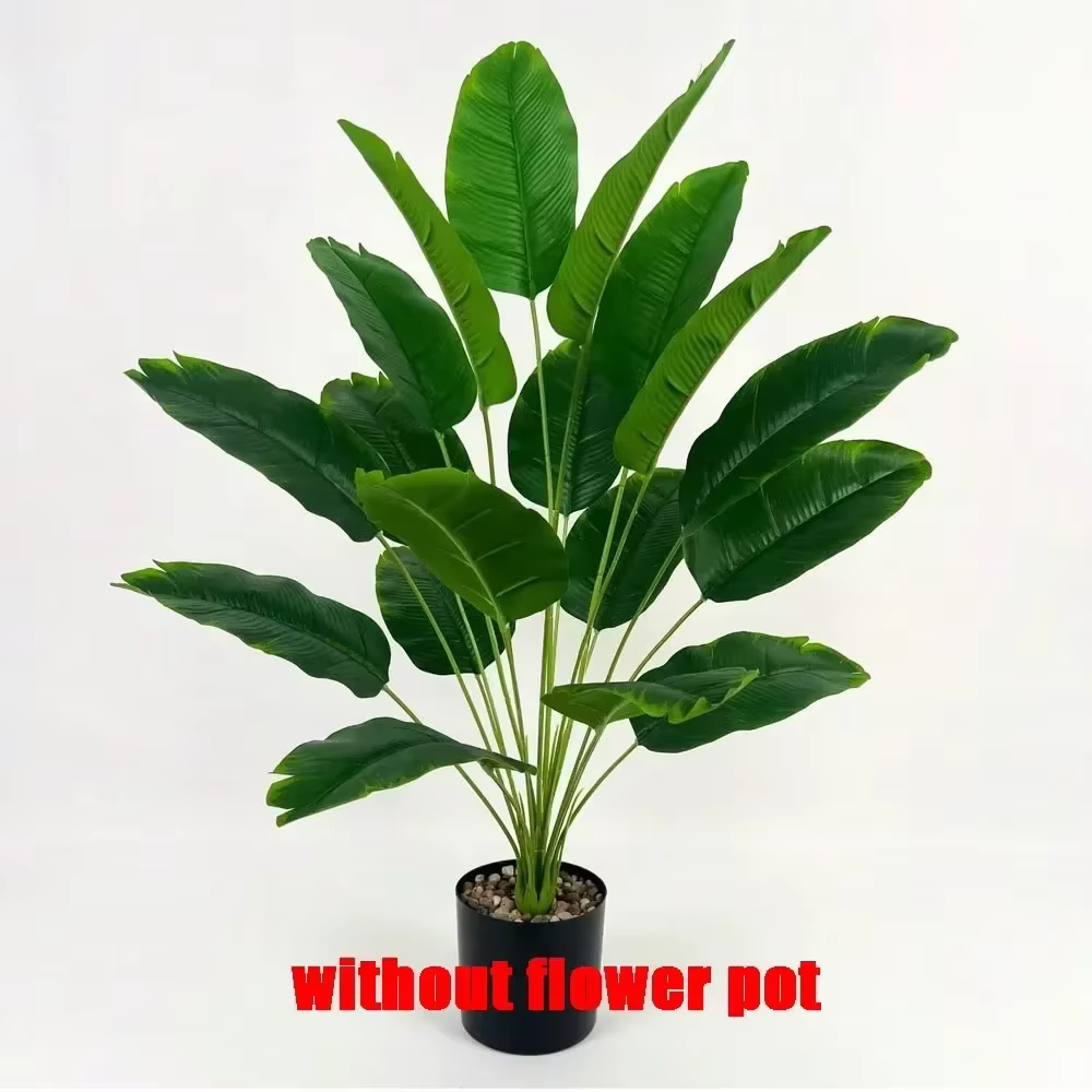 Plantes artificielles géantes de 115 cm, arbre réaliste, verdure pleine et luxuriante, décoration in