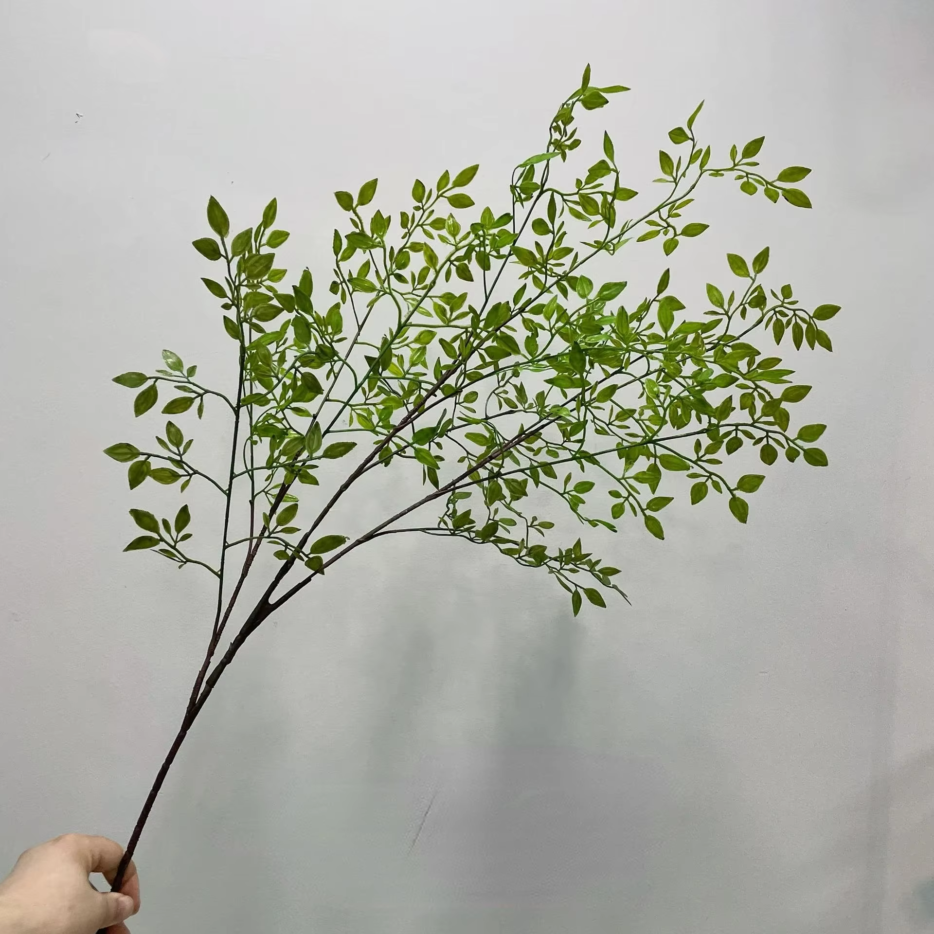 Fleur verte artificielle Nandina, 110cm, décoration de mariage, de Studio, aménagement paysager d'hô