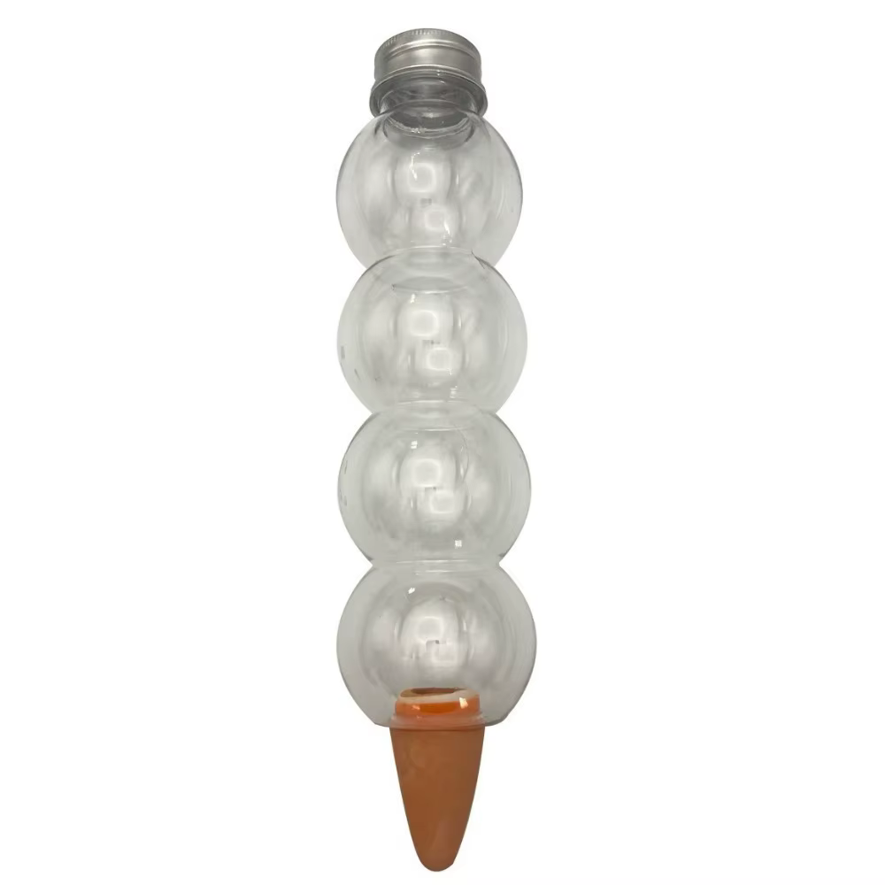 Système d'irrigation goutte à goutte automatique transparent en forme de gourde allongée grande capa