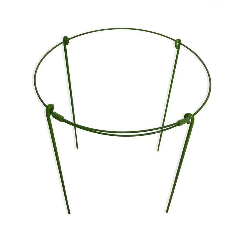 Support de culture de plantes de jardin en métal, anneau de piquet pour pivoine, treillis herbacé, S