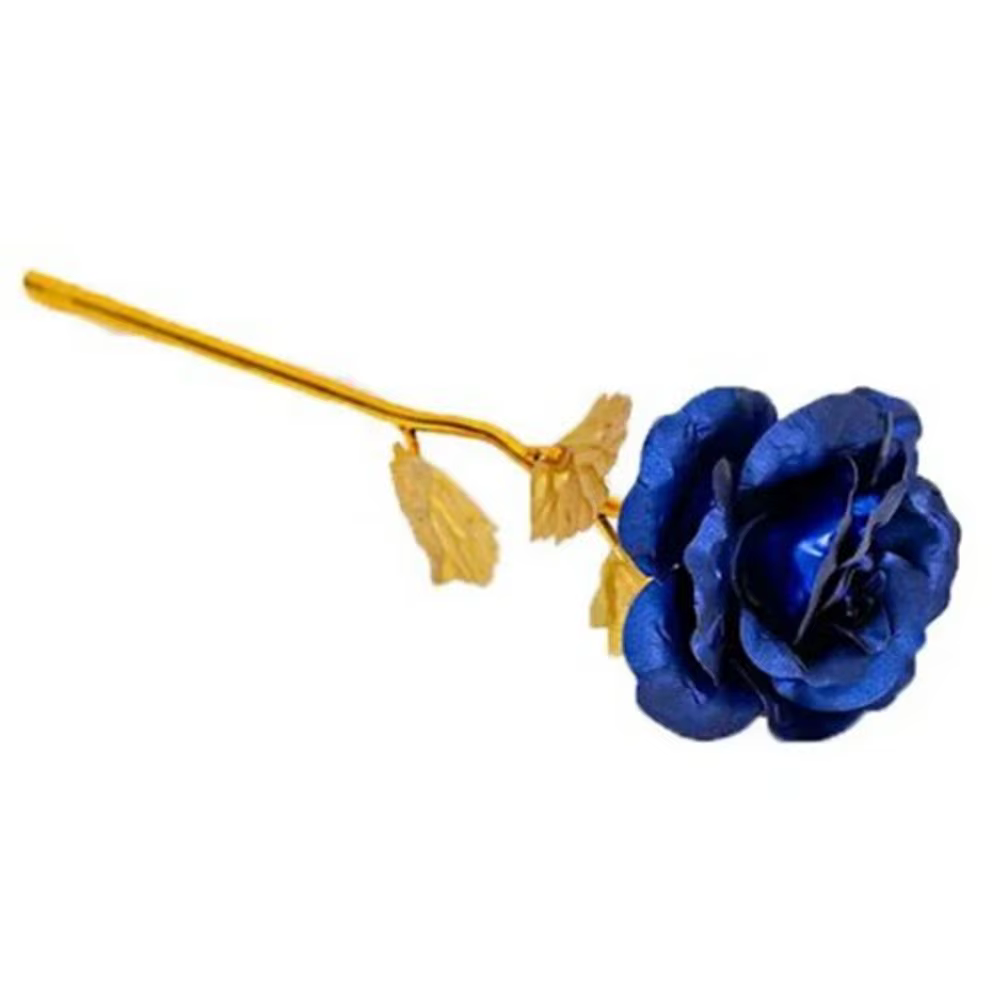 Feuille d'or sûre Rose fleur feuille d'or Rose fleur artificielle Rose fleur Simulation feuille d'or