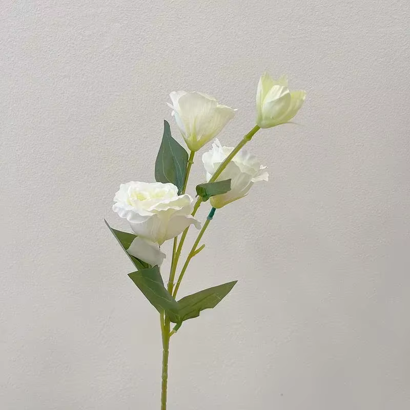 Grandes Fleurs Artificielles Eustoma GrandiThorum, Simulation de Trash, Décoration de ixà Domicile, 