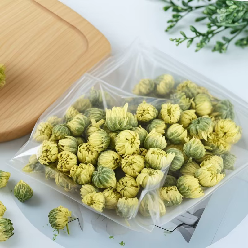 Fleurs séchées naturelles de haute qualité, boutons de chrysanthèmes pour décoration de mariage, mat