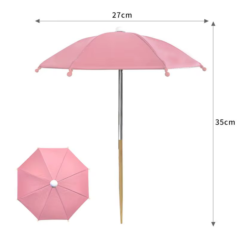 Parasols de jardin ronds réglables en hauteur, imperméables, pour cours extérieures, jardins, protec