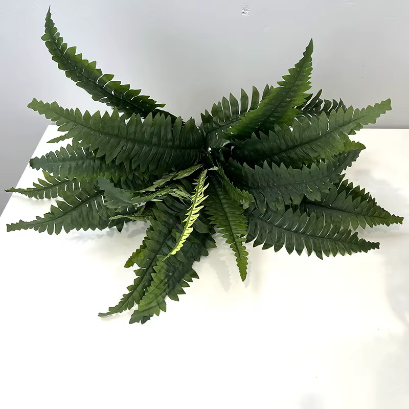 Plante de Fougère Artificielle, Feuilles d'Enge Perses, Simulation de Plantes Vertes, Décor de Salon