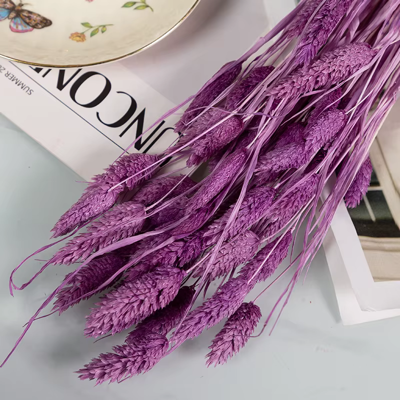 Bouquet de Pierres Précieuses Naturelles, 50 Pièces, Décoration de Vase de Maison Boho, Fleurs vaccé