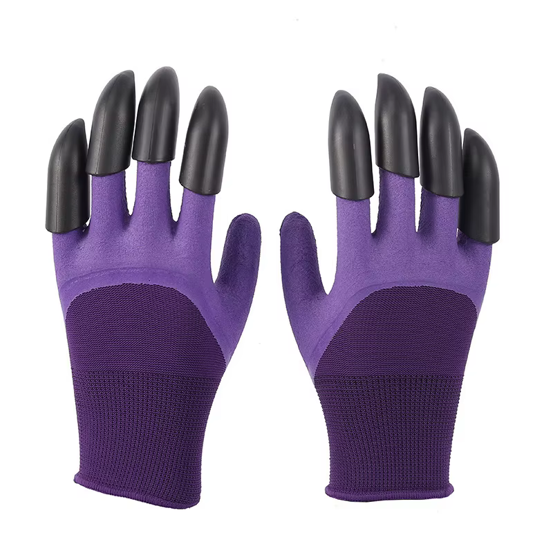 Gants de jardin avec 8 griffes pour protéger vos mains, 1 paire, pour le jardinage, la polymérisatio