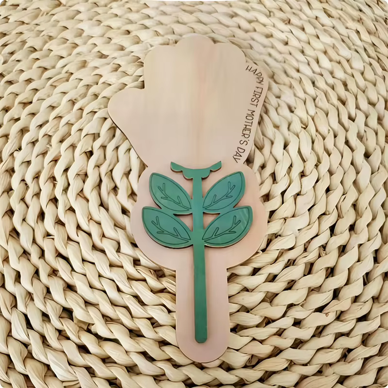 Plaque en bois vierge à imprimer, pré-découpée, pour peinture DIY, cadeau fait main pour enfants, id