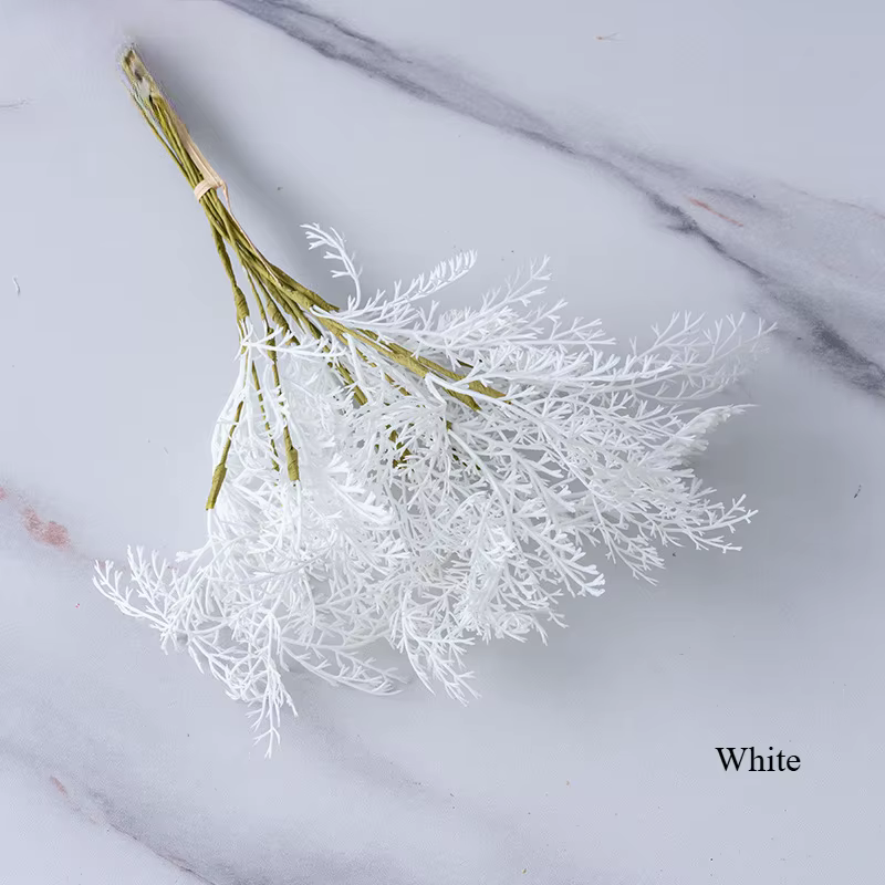 Plante de feuille de fougère artificielle de 11.42 pouces, pour décoration de jardin de maison, déco