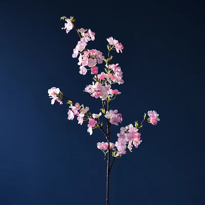 Branches de fleurs de cerisier artificielles effet soie, tiges de fleurs artificielles pour la décor