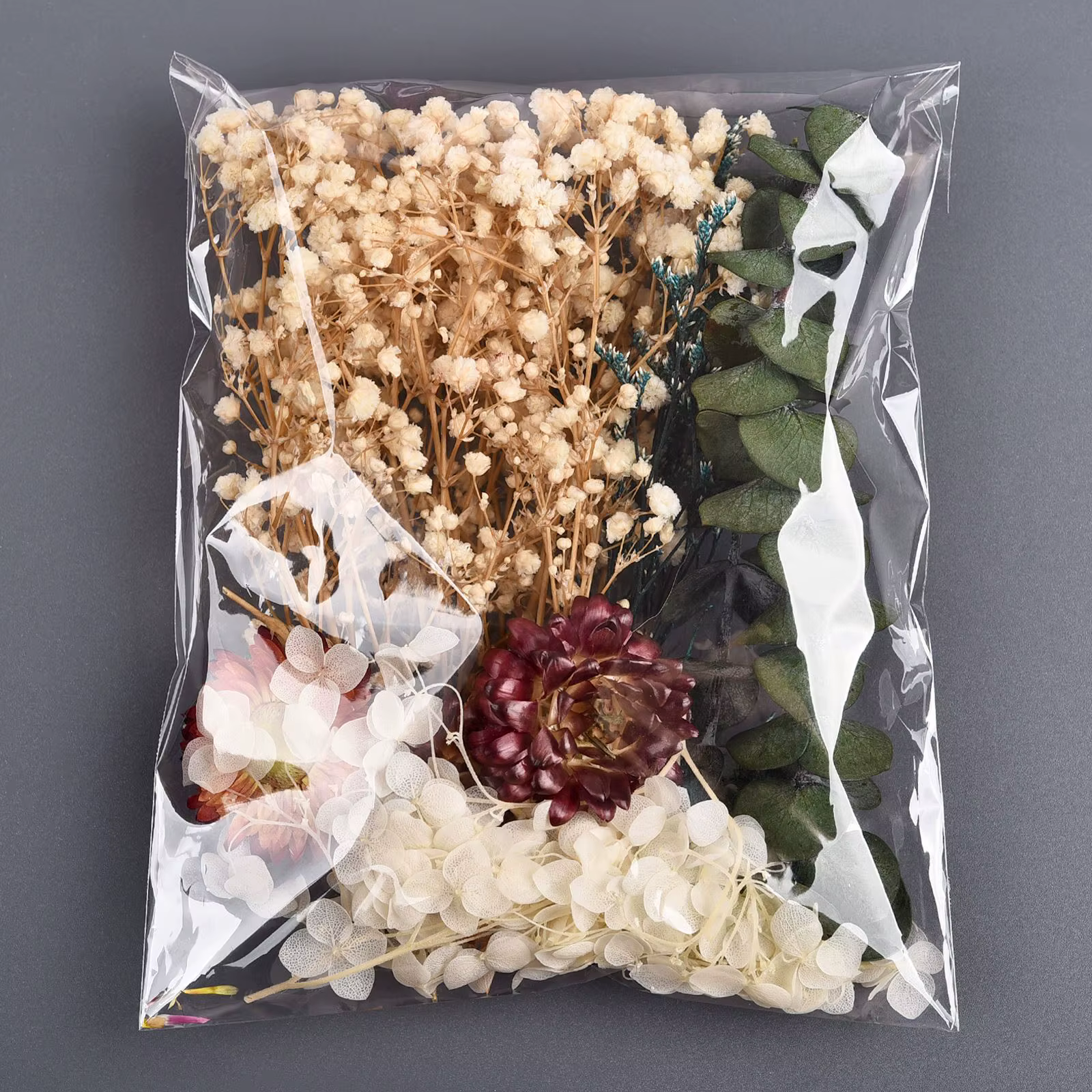 Fleur séchée naturelle pour bougie, résine UV, matériel de fabrication décoratif, tampon de fleur pr