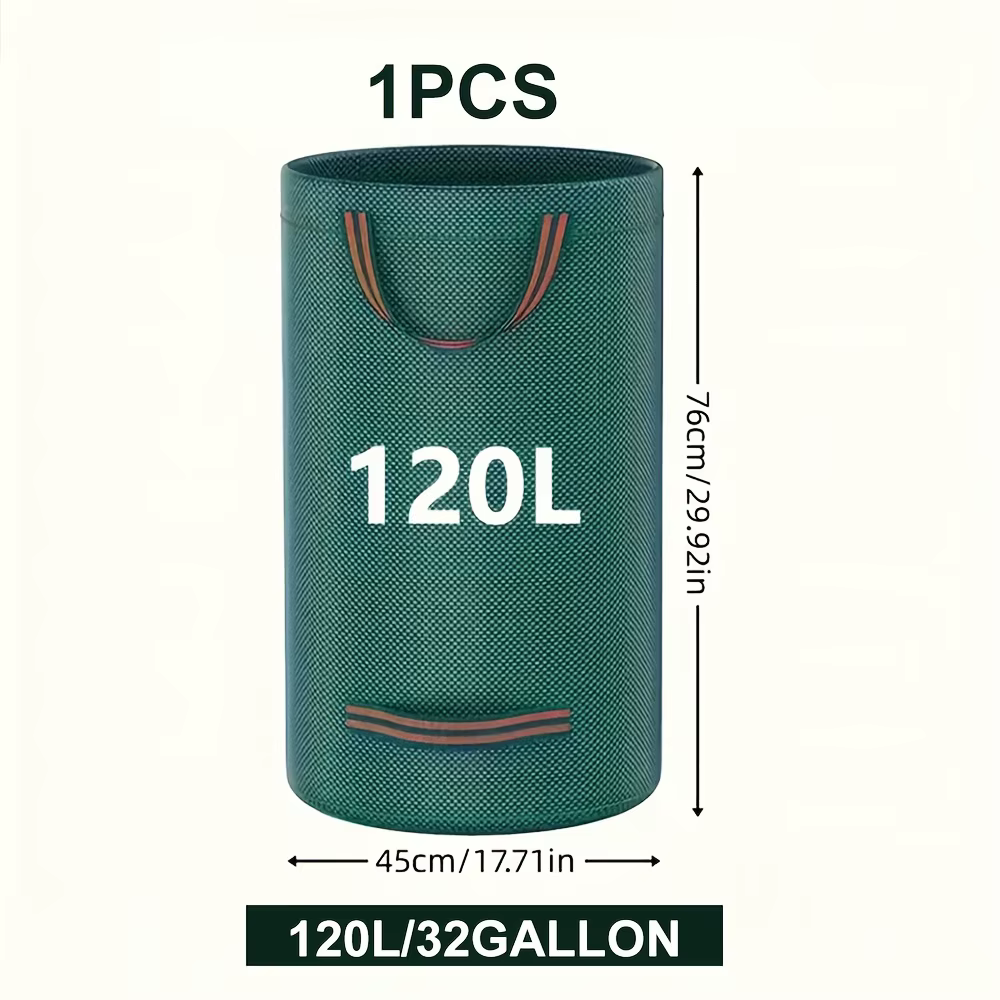 Sacs à déchets de jardin en PP robustes – Sacs à débris de cour réutilisables avec tissu industriel