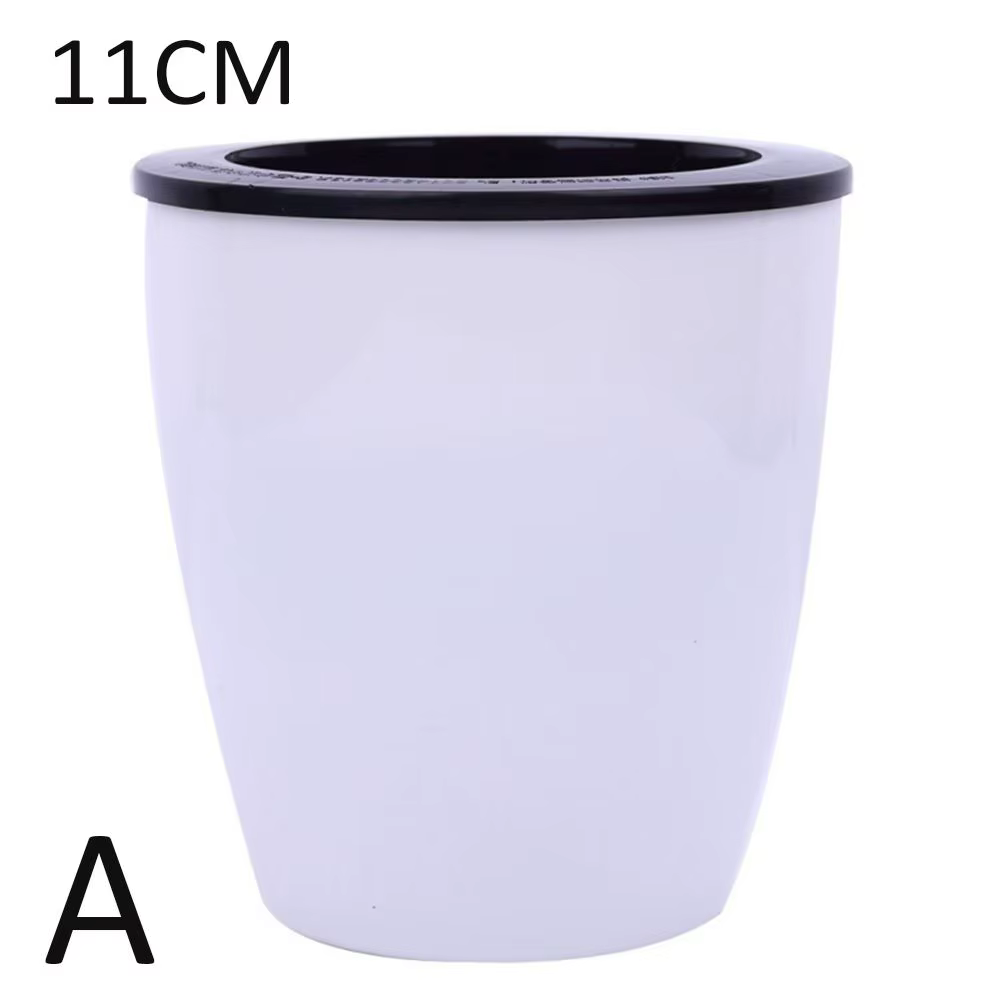 Pot de fleurs en plastique automatique pour la décoration de bureau, de jardin et de la maison, pani