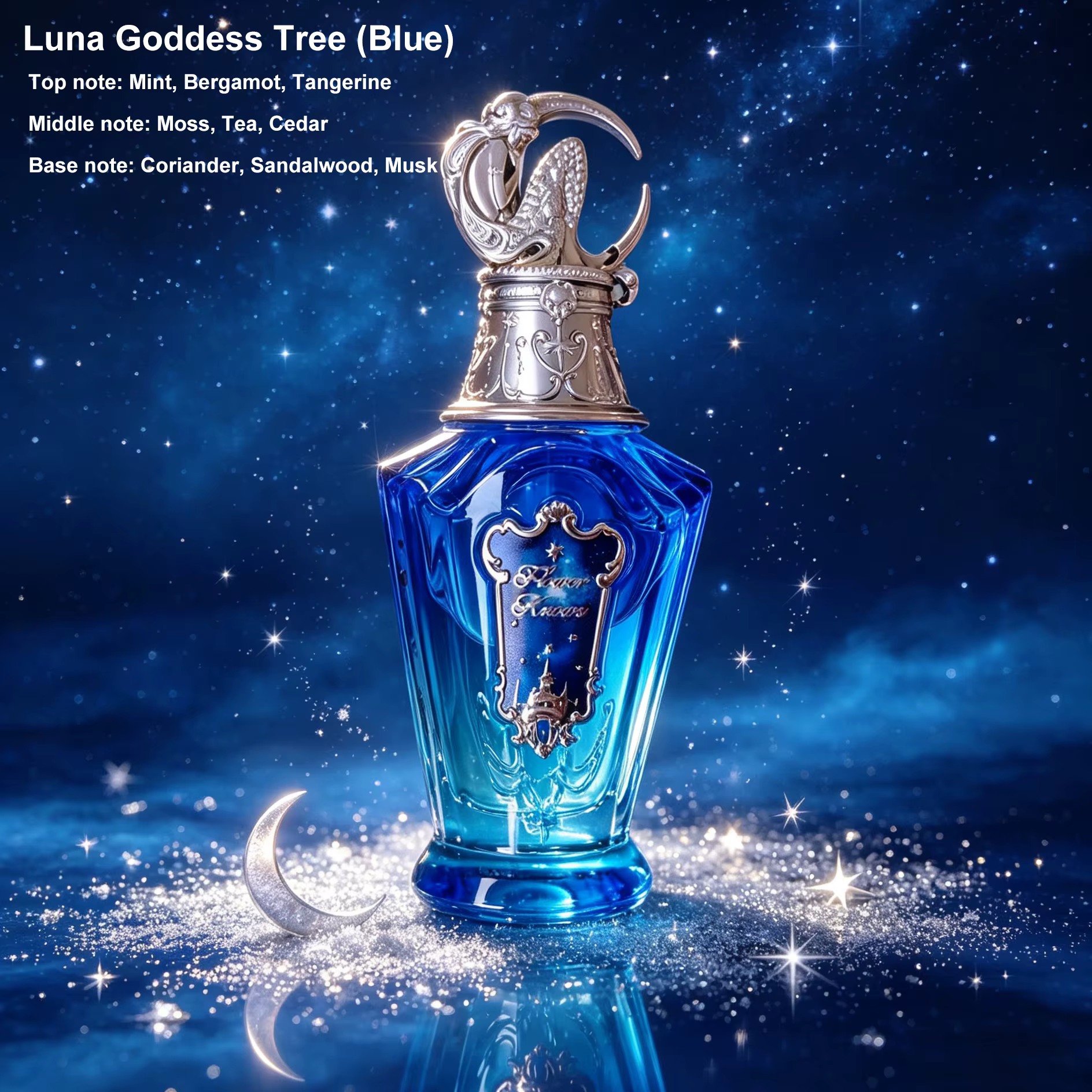 Flower Knows Moonlight Mermaid Perfume Parfum Floral Boisé Rêveur Pour Femme Fragrance Longue Tenue