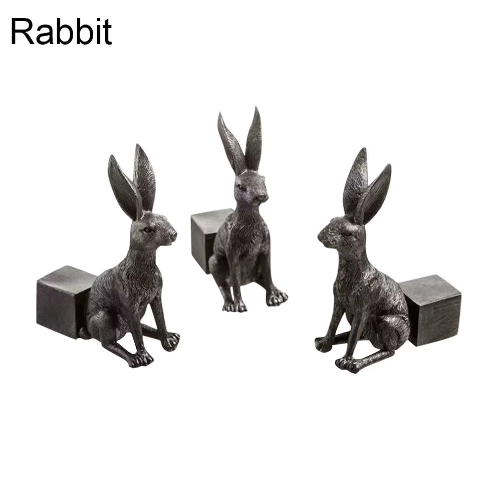Pot de plante animale en résine pour l'extérieur, 3 pièces, Support de Pot de fleur, Support de bons