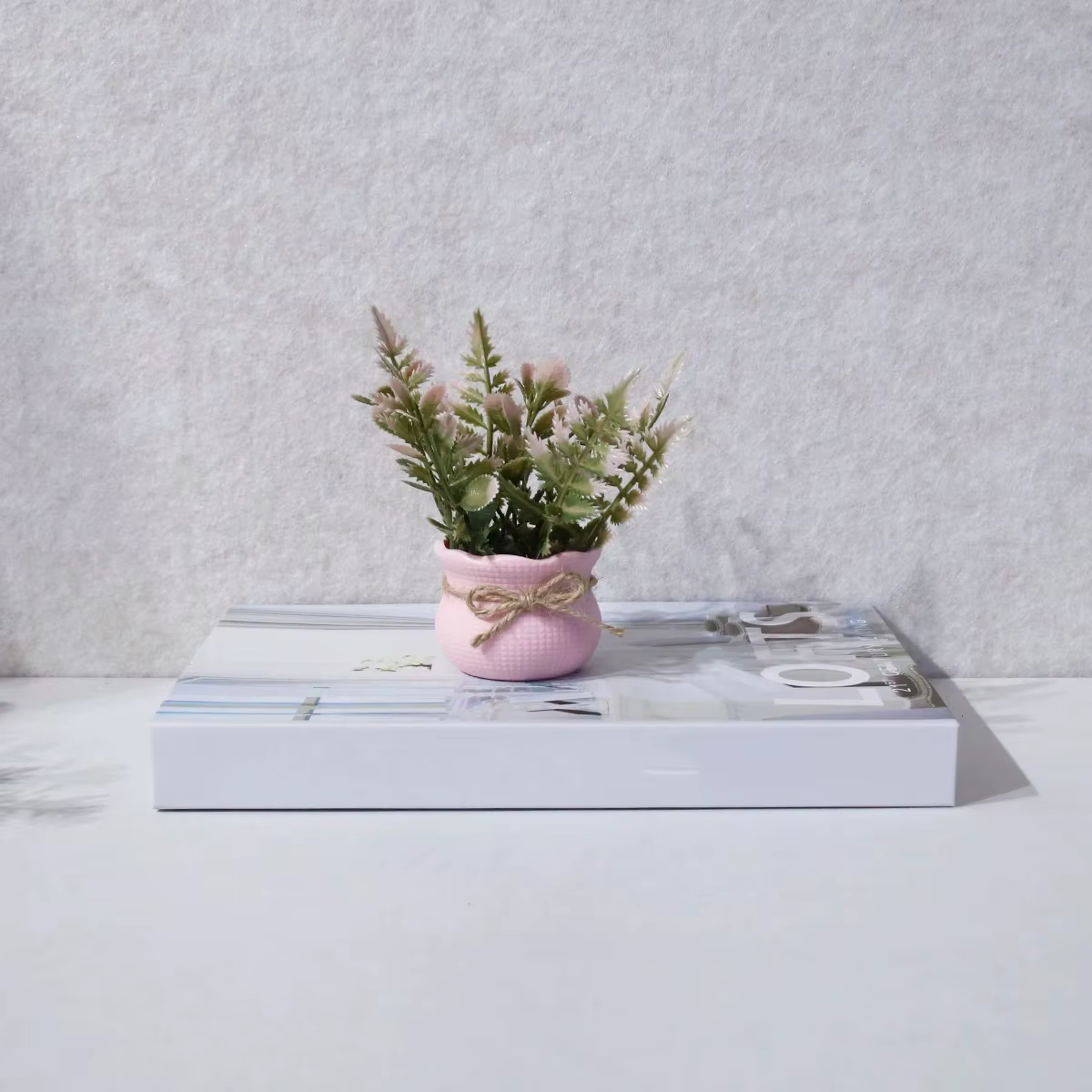 Mini plantes artificielles en pot de fleurs série rose, 1 pièce, décoration de maison, bureau/bureau