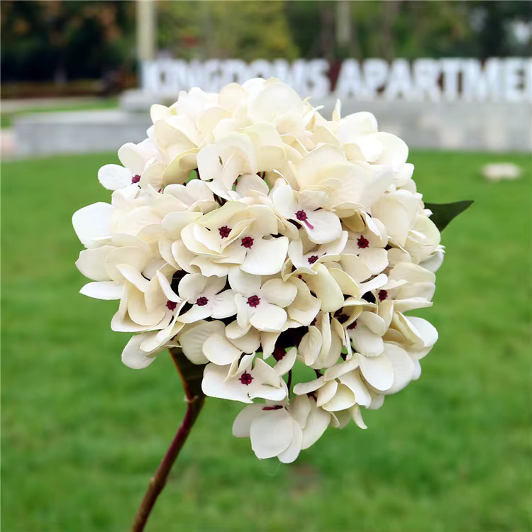 Fleurs artificielles hortensia mur de mariage maison festival décorations cuisine accessoire bricola