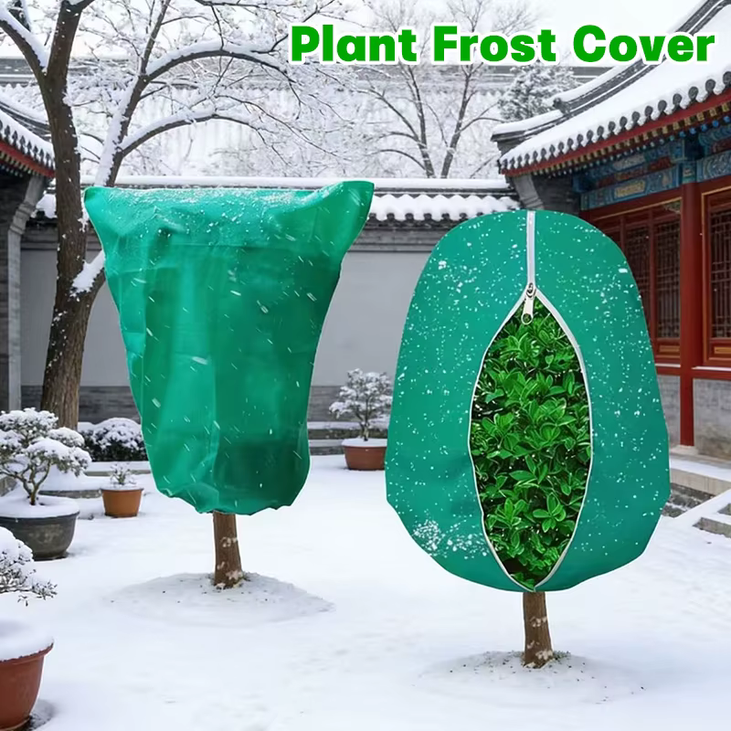 Housse de protection hivernale pour plantes, arbres et arbustes, couverture anti-gel pour plantes d'