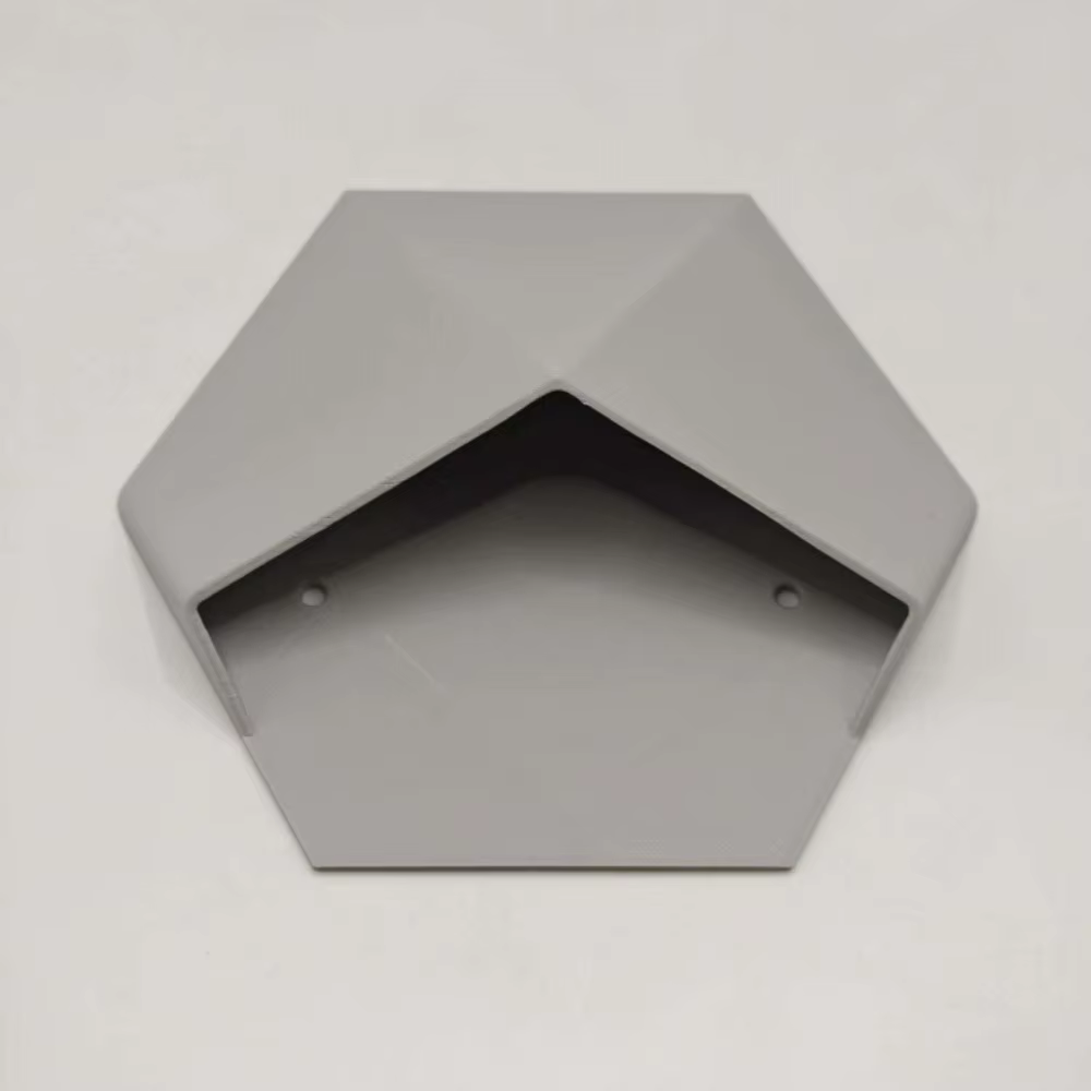 Pot de fleurs hexagonal géométrique de style moderne, pot mural imprimé en 3D, jardinière suspendue