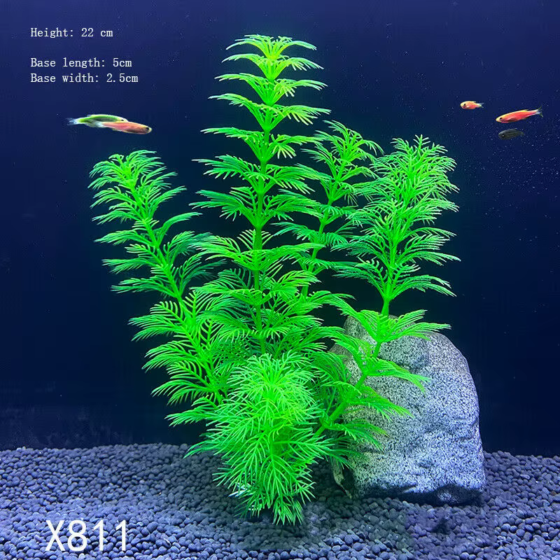 Plantes artificielles de décoration d'aquarium, mauvaises herbes d'eau, Simulation d'aquarium aquati