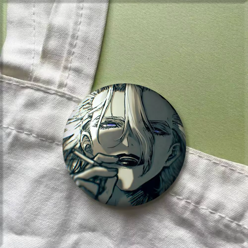 Badge en fer blanc DIY Personnages d'anime Stanley Snyder D-Dr.S-STONEs pour sacs à dos, vêtements, 