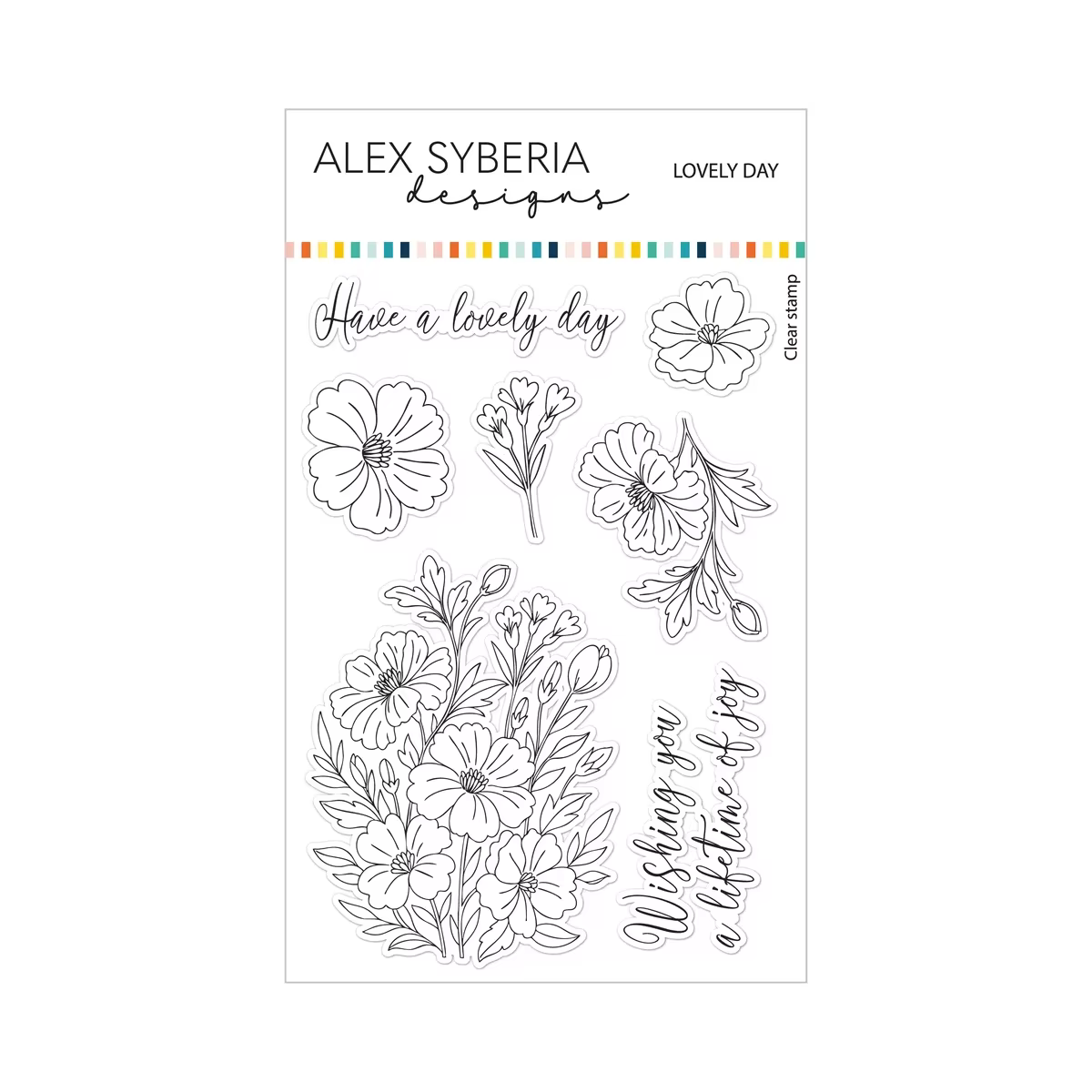 Cadre de découpe en métal pour clématites florales, timbres transparents, pochoir en feuille chaude