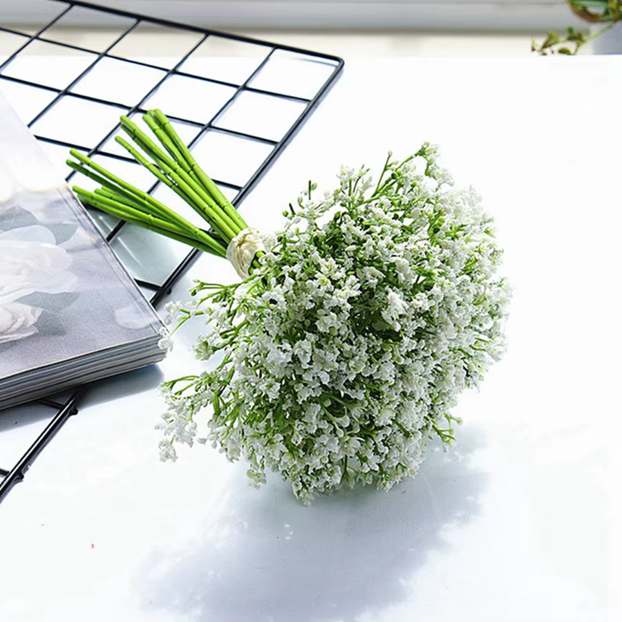 Gypsophila fleurs artificielles saint valentin mariage accessoires de mariée décor à la maison salle