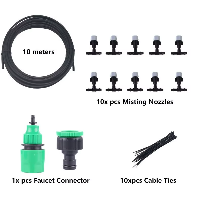 Nouvelle Irrigation 10 mètres 10 buses d'arrosage pulvérisateur d'eau brumisation brouillard système