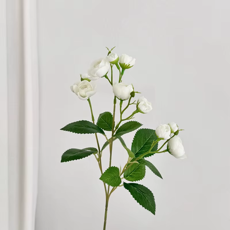 1 pièce, bouquet de 12 têtes de pivoines artificielles pour décoration de centre de table de mariage
