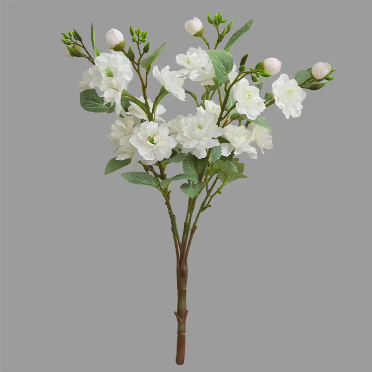 3 pièces 45cm 5 Frok camélia fleurs en soie pour la maison Table mariage décoration de la maison Arr