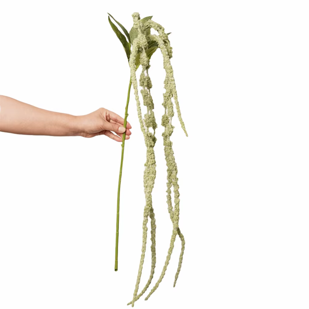 Plante artificielle suspendue Amaranthus à 6 têtes, multicolore, à longues queues, Amaranthus Caudat