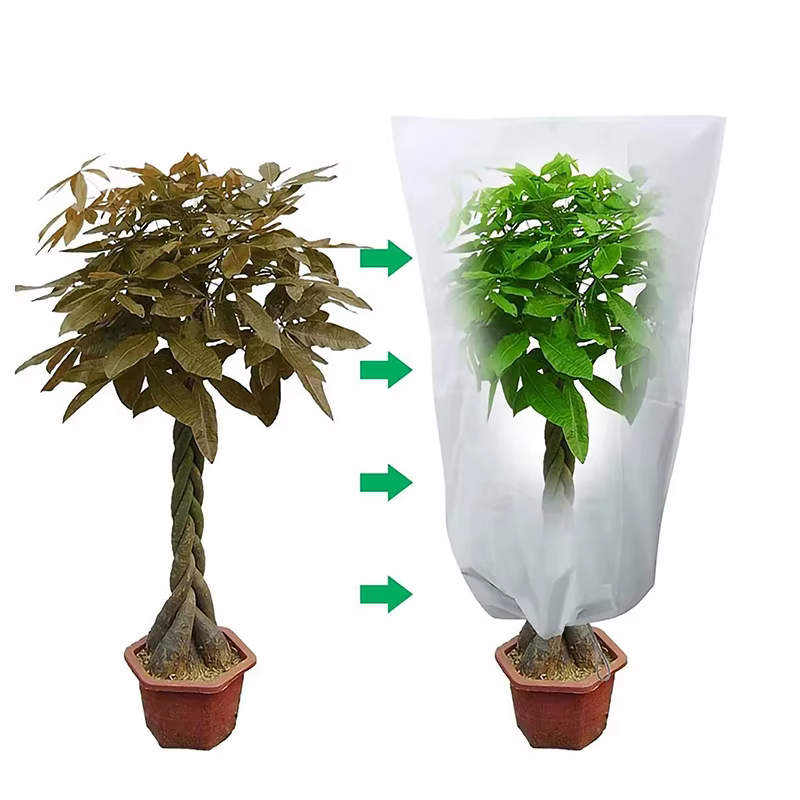 Antigel plante d'hiver couverture chaude plante Non tissée Anti-gel sac hiver extérieur cour végétat