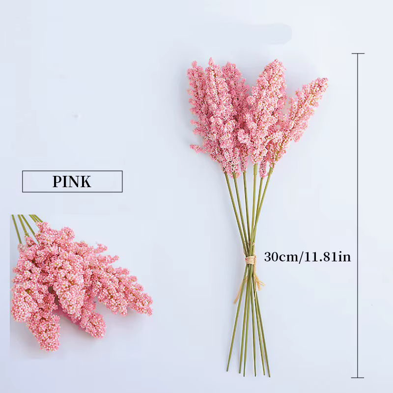 6 ensembles de fleurs simulées – plantes simulées multicolores, adaptées aux jardins, des porches, a