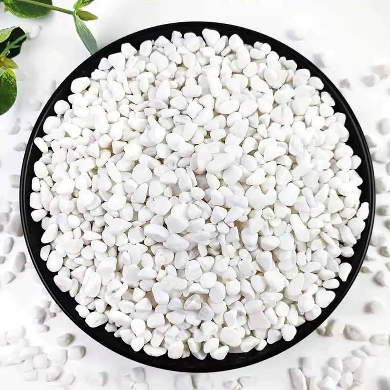 1LB/450g galets en cristal, galets d'aménagement paysager naturel Aquarium gravier pierre polie pour