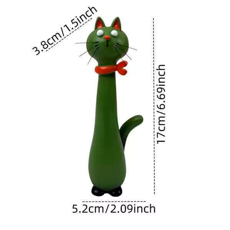Vase original en forme de chat, pot à fleurs amusant pour petites plantes, décoration de bureau ou d
