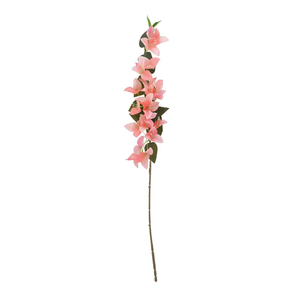 Bouganvillier Artificiel Réaliste et Vibrant, Grande Fleur en Soie de 80 cm, Guirlande de Soie, Bran