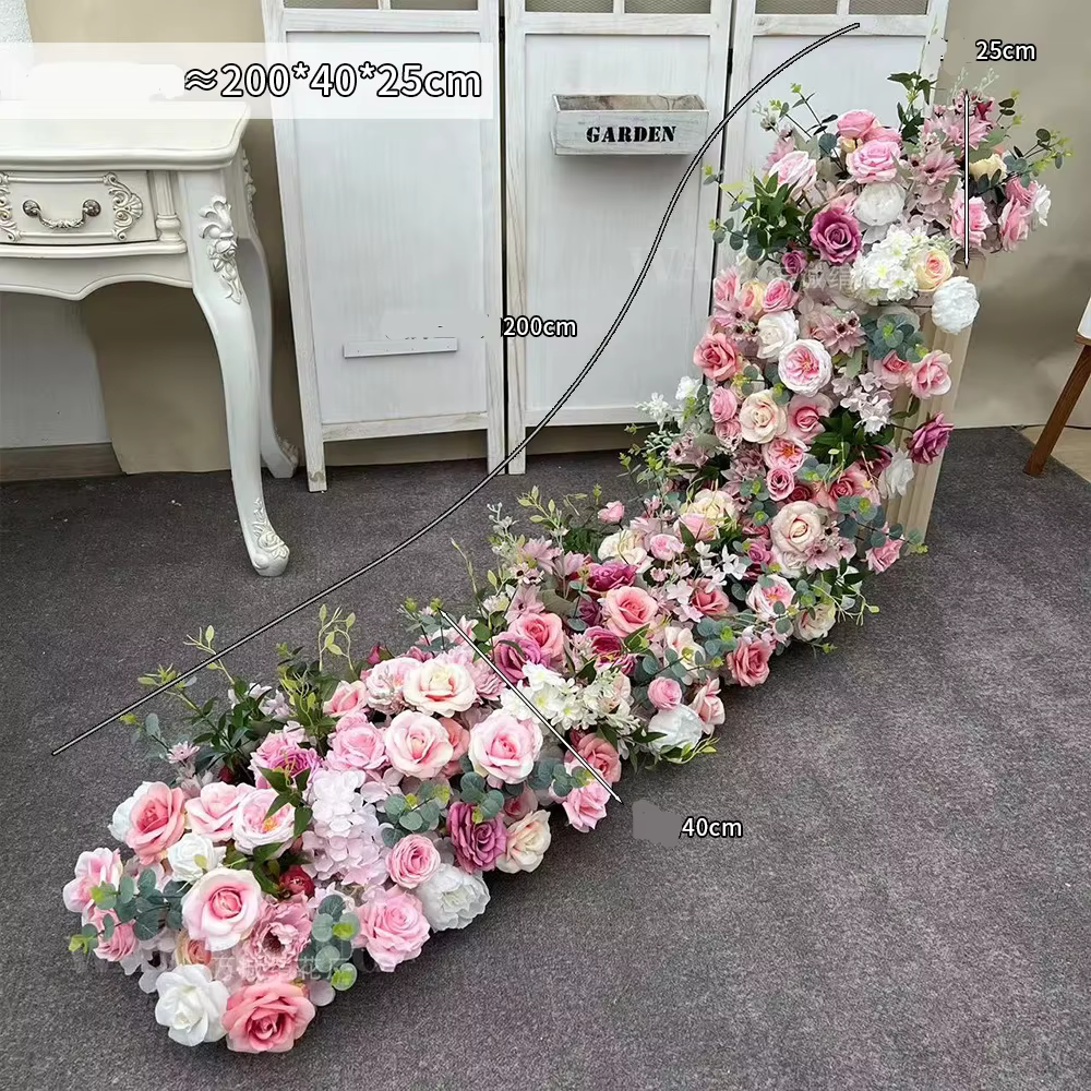 Fleur artificielle queue de paon pour banquet de mariage, décoration florale, 200cm