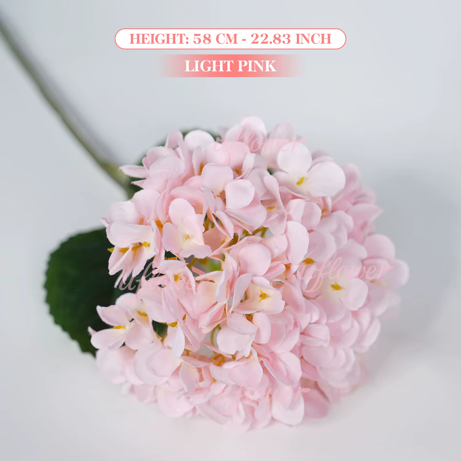 1/5/10 pièces 58cm belles fleurs artificielles en soie hortensia bouquet pour la maison fête mariage